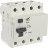 IEK ARMAT Выключатель дифференциального тока R10N 4P 25А 30мА тип AC
