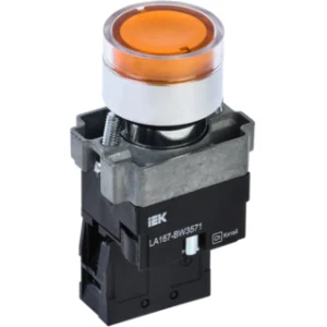 IEK Кнопка управления LA167-BW3571 d=22мм RC 1з с подсветкой желтая - BBT20-BW3571-1-12-67-K05 IEK Кнопка управления LA167-BW3571 d=22мм RC 1з с подсветкой желтая - BBT20-BW3571-1-12-67-K05