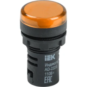 IEK Лампа AD22DS(LED)матрица d=22мм желтый 24В AC/DC - BLS10-ADDS-024-K05 IEK Лампа AD22DS(LED)матрица d=22мм желтый 24В AC/DC - BLS10-ADDS-024-K05