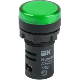 IEK Лампа AD22DS(LED)матрица d=22мм зеленый 230В