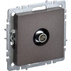 IEK BRITE Розетка TV оконечная РТВ11-0-БрТБ темная бронза - BR-A10-O-K45 IEK BRITE Розетка TV оконечная РТВ11-0-БрТБ темная бронза - BR-A10-O-K45