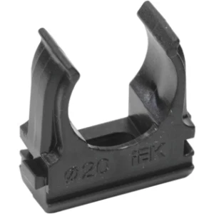 IEK Держатель с защёлкой CF20 черный (10шт/компл) - CTA10D-CF20-K02-010 IEK Держатель с защёлкой CF20 черный (10шт/компл) - CTA10D-CF20-K02-010
