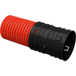 IEK Труба гофрированная двустенная ПНД d=200мм красная (25м) - CTG12-200-K04-025-R IEK Труба гофрированная двустенная ПНД d=200мм красная (25м) - CTG12-200-K04-025-R