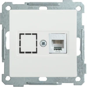 IEK Розетка компьютерная РК10-1-Б RJ45 Cat5e BOLERO белый - EKB15-01-K01 IEK Розетка компьютерная РК10-1-Б RJ45 Cat5e BOLERO белый - EKB15-01-K01