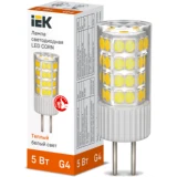 IEK Лампа светодиодная CORN капсула 5Вт 230В 3000К керамика G4