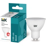 IEK Лампа светодиодная PAR16 софит 5Вт 230В 4000К GU10