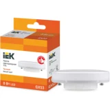 IEK Лампа светодиодная T75 таблетка 8Вт 230В 3000К GX53