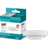 IEK Лампа светодиодная T75 таблетка 8Вт 230В 4000К GX53