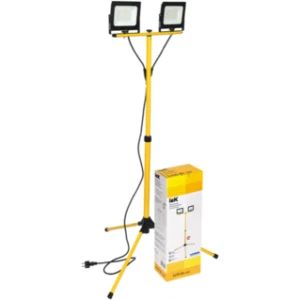 IEK Прожектор светодиодный СДО 06-2x50Ш штатив 6500К IP65 черный - LPDO606-2X050-65-K02 IEK Прожектор светодиодный СДО 06-2x50Ш штатив 6500К IP65 черный - LPDO606-2X050-65-K02
