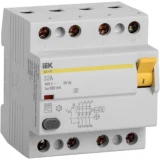 IEK Выключатель дифференциальный (УЗО) ВД1-63S 4Р 32А 300мА