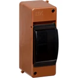 IEK KREPTA 3 Корпус пластиковый КМПн 2/2 IP30 дуб