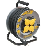 IEK Катушка УК30 на мет. с термозащитой 4 места 2P+PE/30м КГ 3х1,5мм2 IP44 PROFESSIONAL
