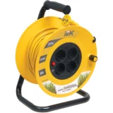 IEK Катушка УК20 с термозащитой 4 места 2P/20м 2х0,75мм2 GARDEN