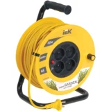 IEK Катушка УК30 с термозащитой 4 места 2P/30м 2х0,75мм2 GARDEN
