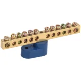 IEK Шина N "ноль" на одном угловом изоляторе ШНИ-6х9-12-У1-С